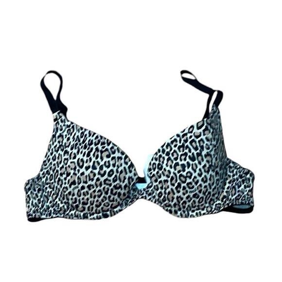 Pink by Victoria Secret Leopard Bra, wear everywhere push-up, 34A - Picture 1 of 7